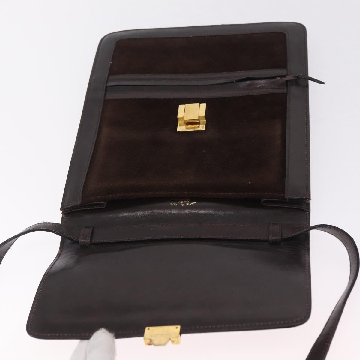 Gucci Vintage Web Sherry Line Suede, Brown, Suede, Handbag