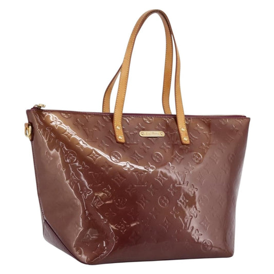 Louis Vuitton Bellevue Monogram Vernis, Purple, Patent Leather, Handbag