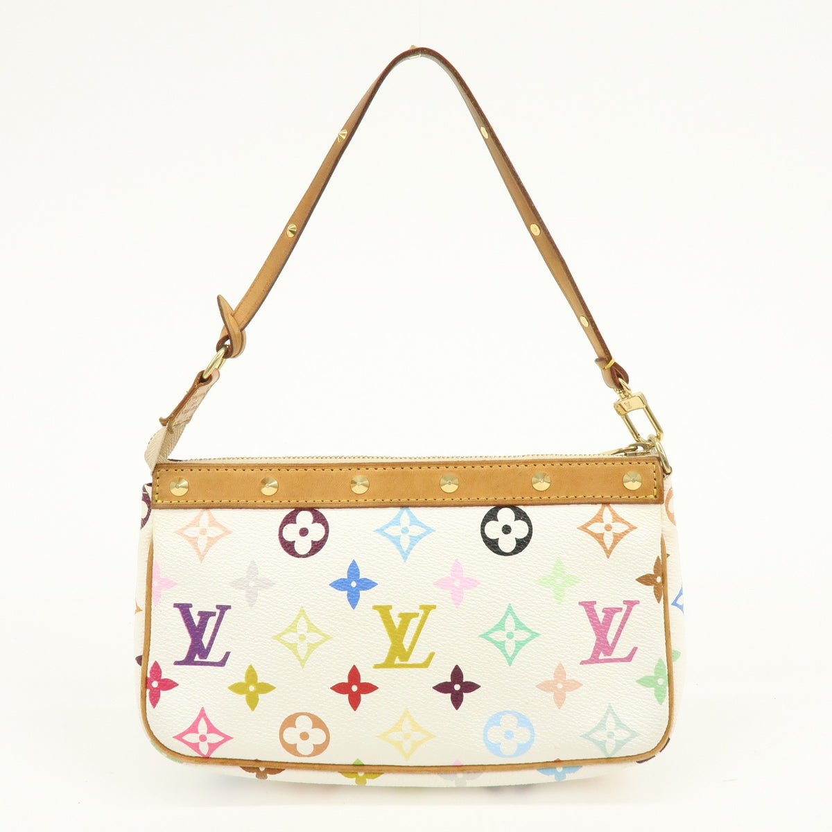 Louis Vuitton Pochette Accessoires Monogram Multicolor, Multicolour, Canvas, Clutch