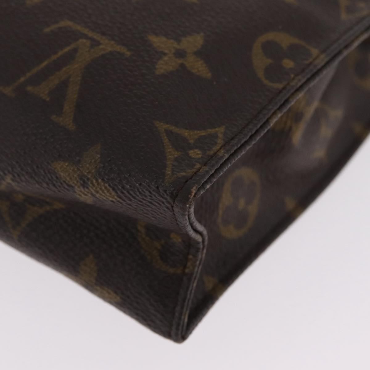 Louis Vuitton Toiletry Pouch Monogram Canvas, Brown, Canvas, Clutch