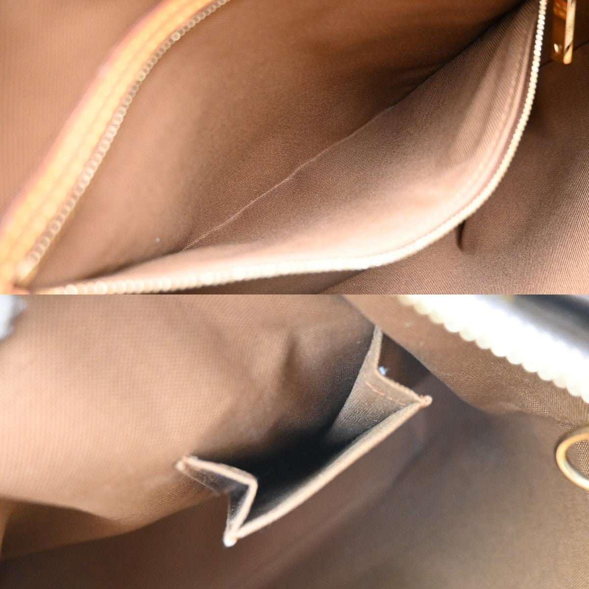 Louis Vuitton Cabas Mezzo Monogram Canvas, Brown, Canvas, Tote Bag