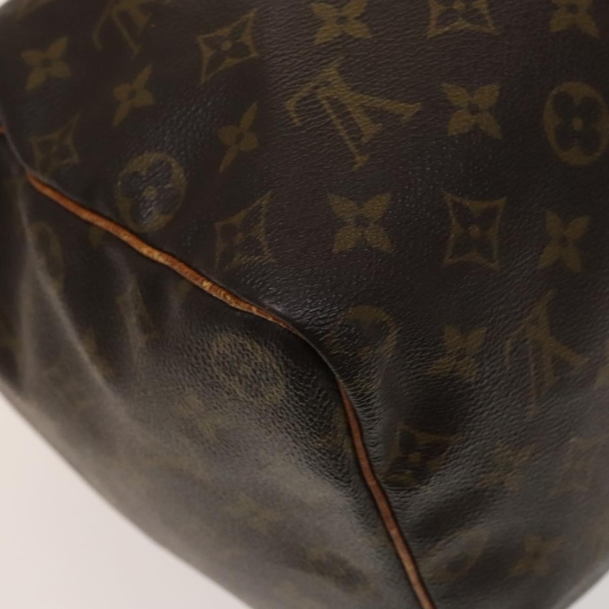 Louis Vuitton Speedy Handbag Monogram Canvas, BROWN, CANVAS, Handbag