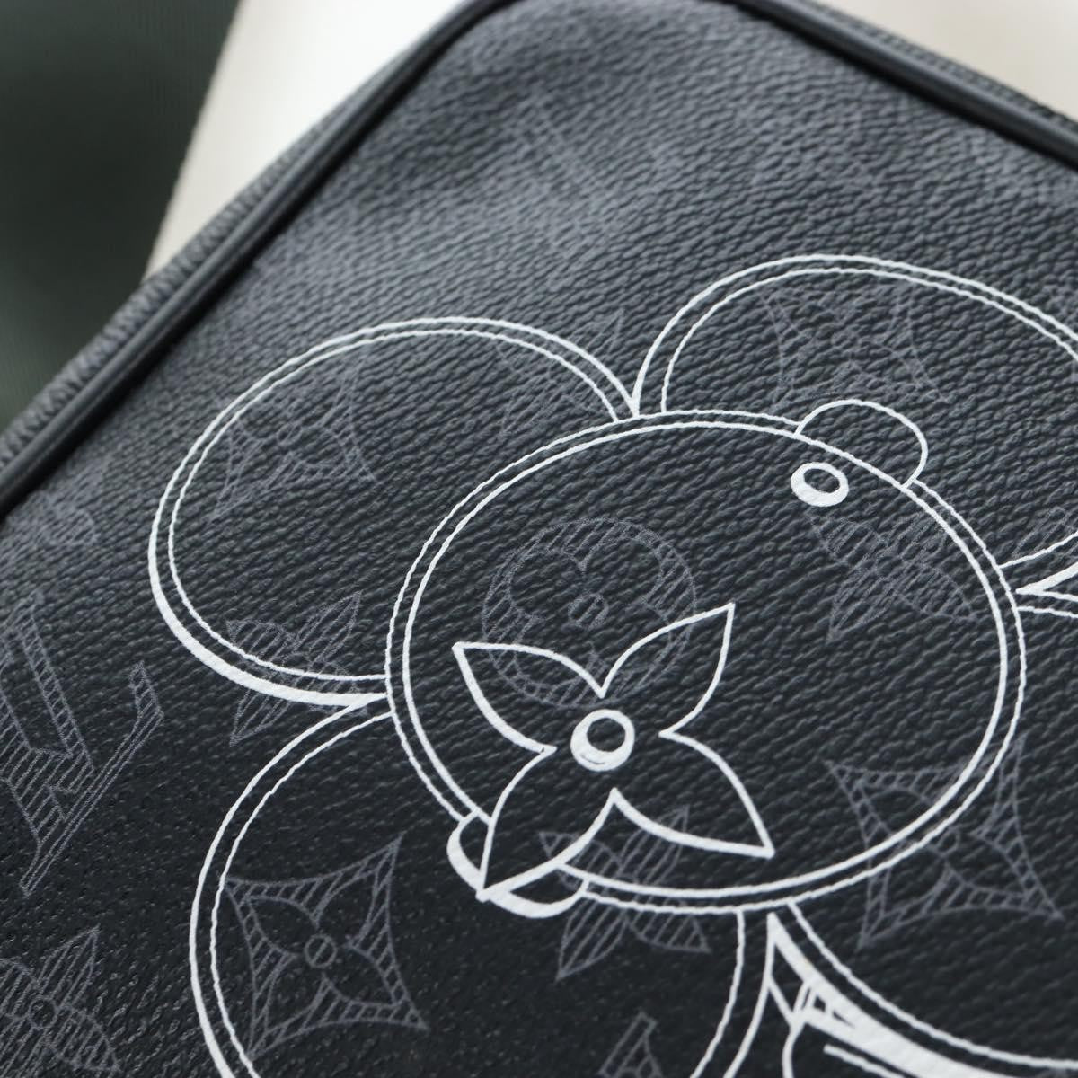 Louis Vuitton Danube Limited Edition Vivienne Monogram Eclipse, Black, Canvas, Shoulder Bag