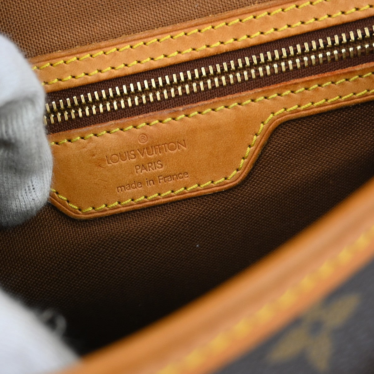 Louis Vuitton Sologne Monogram Canvas, Brown, Canvas, Handbag