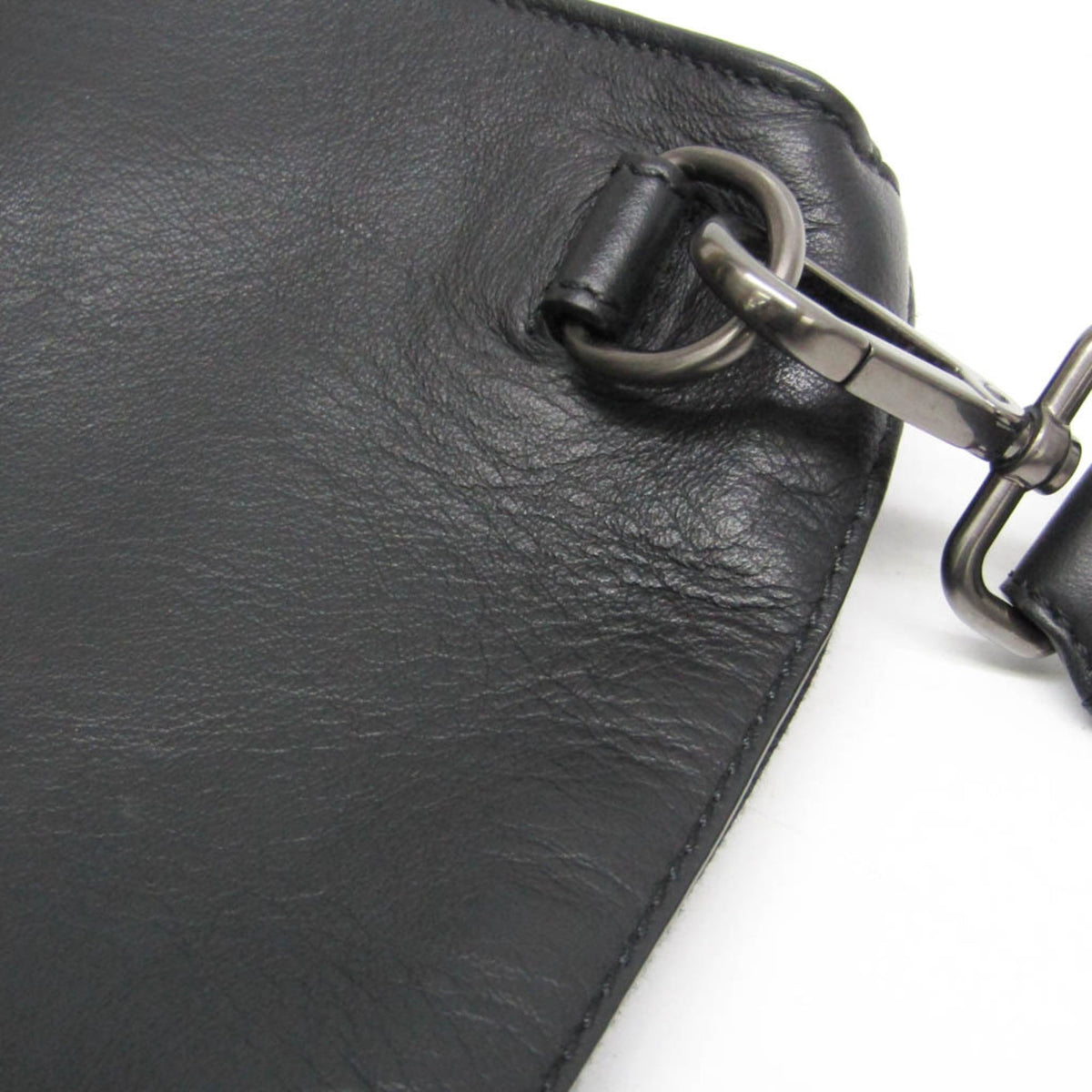 Fendi Convertible Document Holder Leather, Black, Leather, Briefcase
