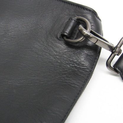 Fendi Convertible Document Holder Leather, Black, Leather, Briefcase