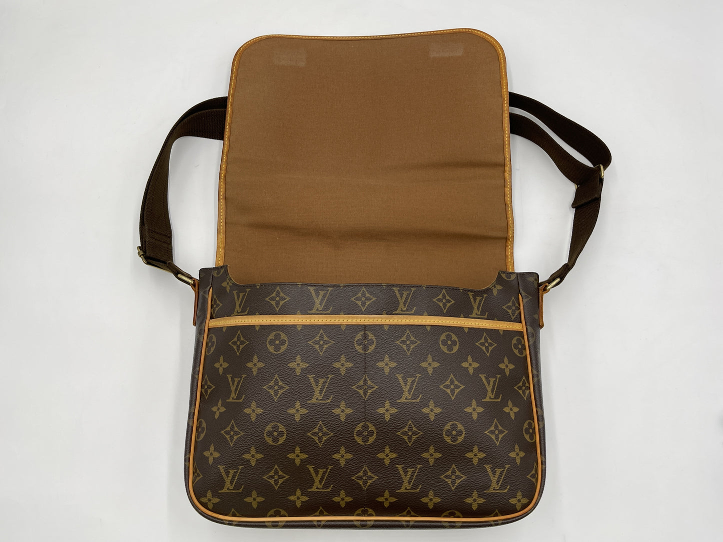 Louis Vuitton Messenger Monogram, Brown, Canvas, Shoulder Bag