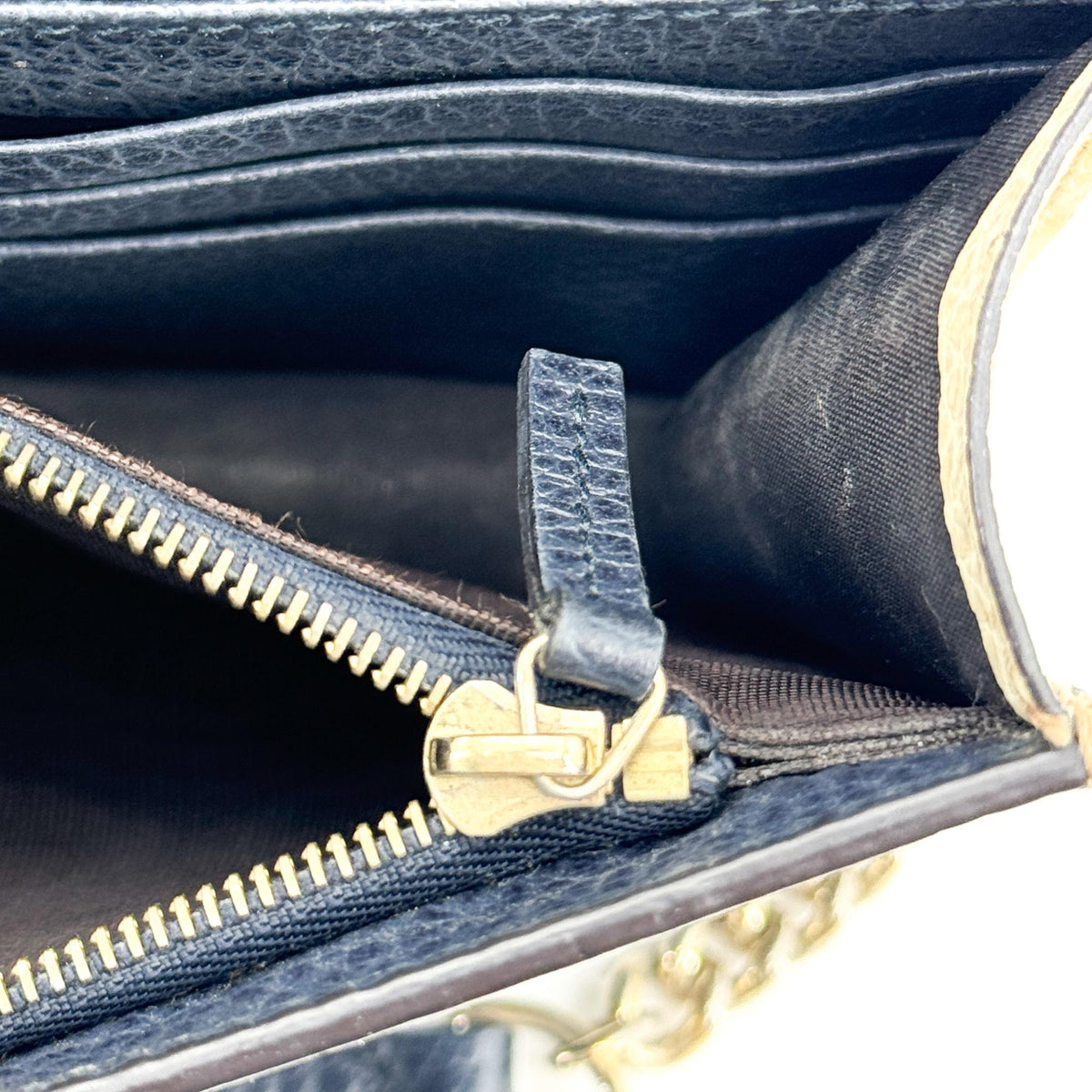 Gucci Soho Wallet on Chain Leather, Red, Leather, Crossbody Bag