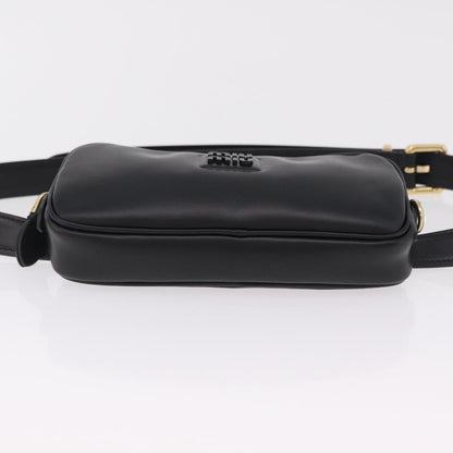 Miu Miu Arcadie Camera Leather, Black, Leather, Handbag