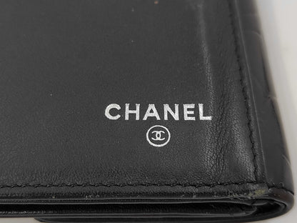 Chanel Camellia Flap Organizer Camellia Lambskin, Brown, Leather, Wallet