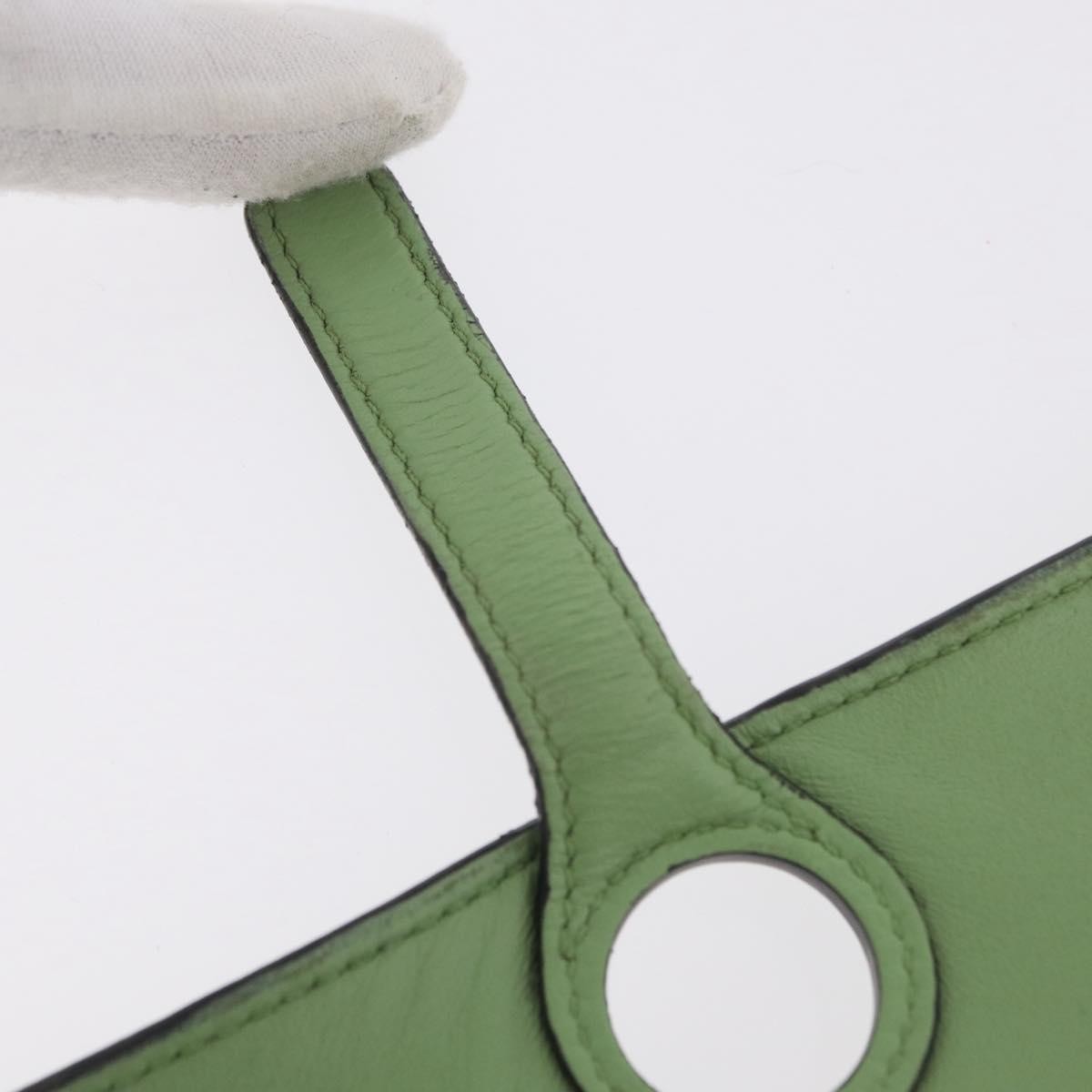 Hermes Dogon Recto Verso Leather, Green, Leather, Wallet