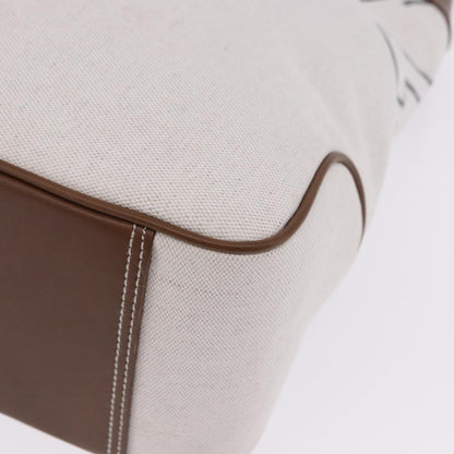 Burberry Blue Label Canvas, White, Canvas, Shoulder Bag