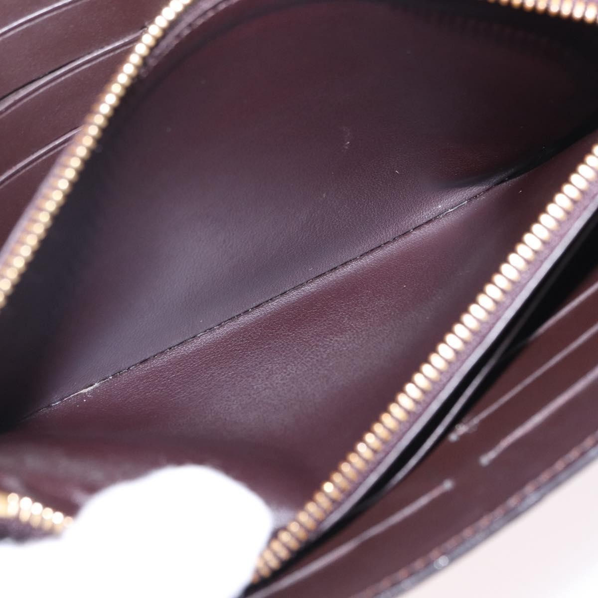 Louis Vuitton Sarah Wallet NM Monogram Vernis, Burgundy, Patent Leather, Wallet