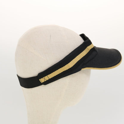 Gucci Sun Visor Canvas, Black, Canvas, Head Accessory
