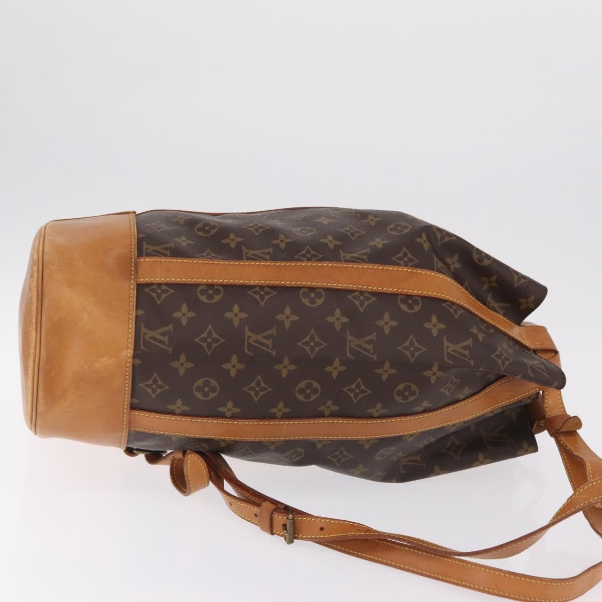 Louis Vuitton Randonnee Monogram Canvas, Brown, Canvas, Backpack