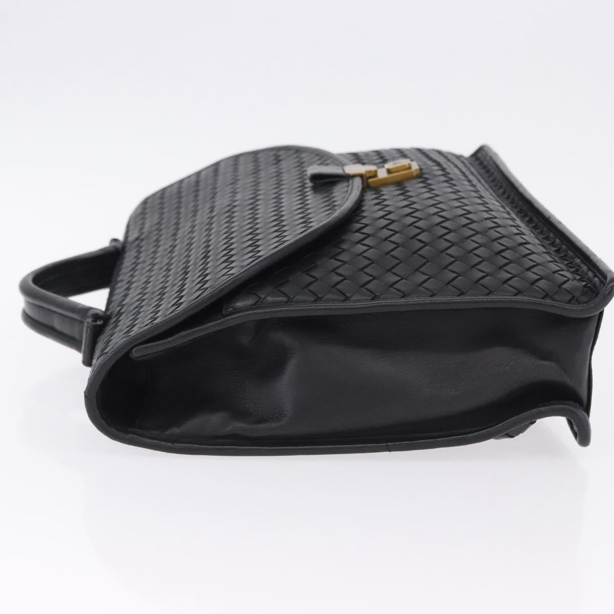 Bottega Veneta Envelope Intrecciato Nappa, Black, Leather, Briefcase