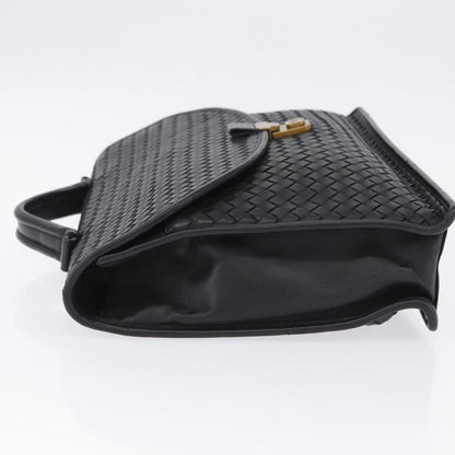 Bottega Veneta Envelope Intrecciato Nappa, Black, Leather, Briefcase