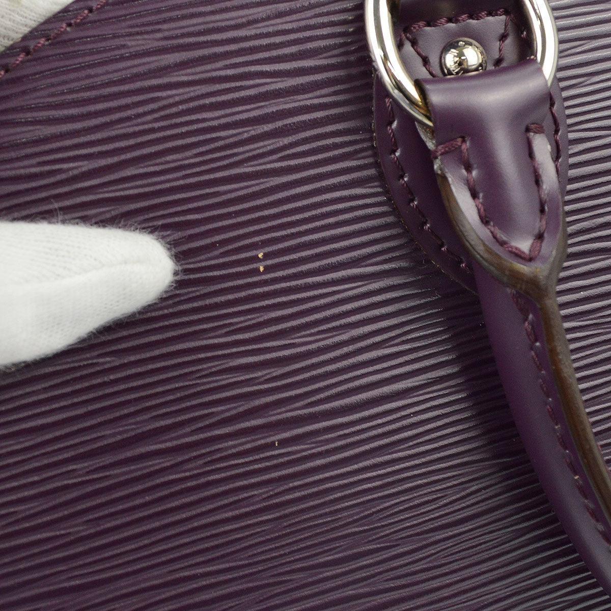 Louis Vuitton Pont Neuf NM Electric Epi Leather, Purple, Leather, Handbag