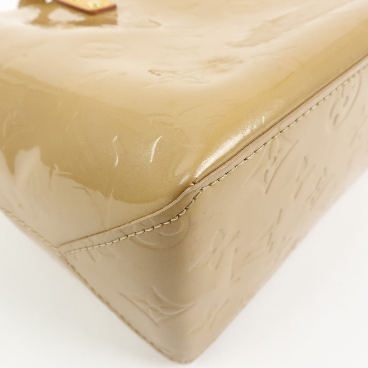 Louis Vuitton Reade Monogram Vernis, Brown, Patent Leather, Handbag