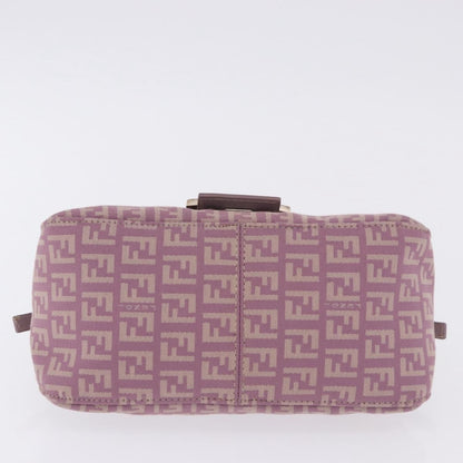 Fendi Baguette Zucchino Canvas, Purple, Canvas, Handbag
