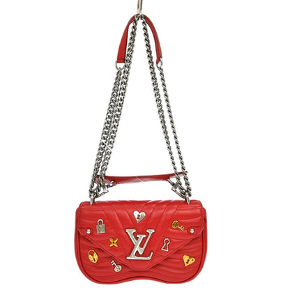 Louis Vuitton New Wave Chain Limited Edition Love Lock Quilted Leather, Pink, Leather, Handbag
