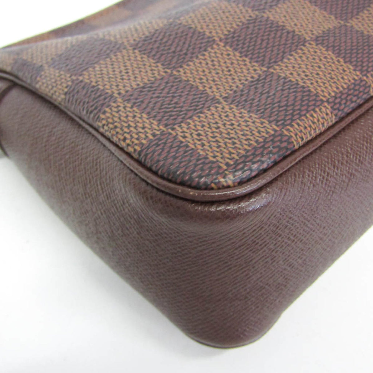 Louis Vuitton Trousse Make Up Damier, Brown, Canvas, Clutch