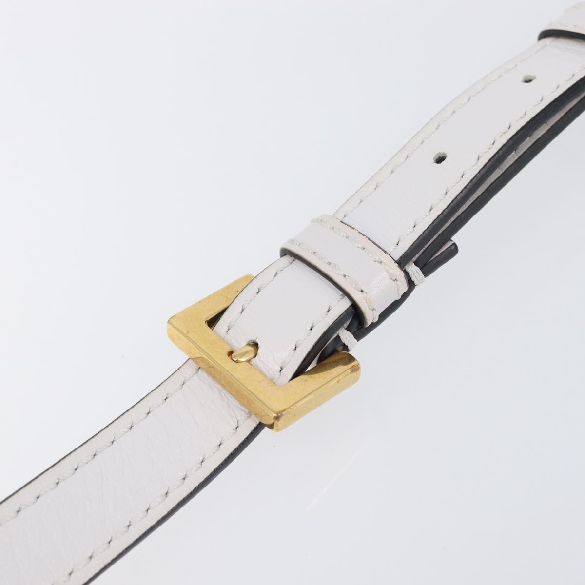 Valentino Garavani VSling Leather, White, Leather, Shoulder Bag