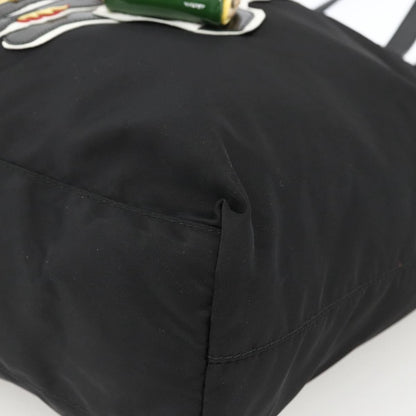 Prada Zip Tote Tessuto, Black, Nylon, Tote Bag