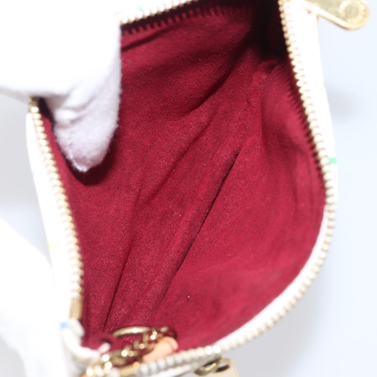 Louis Vuitton Pochette Plate Monogram Multicolor, Multicolour, Canvas, Clutch