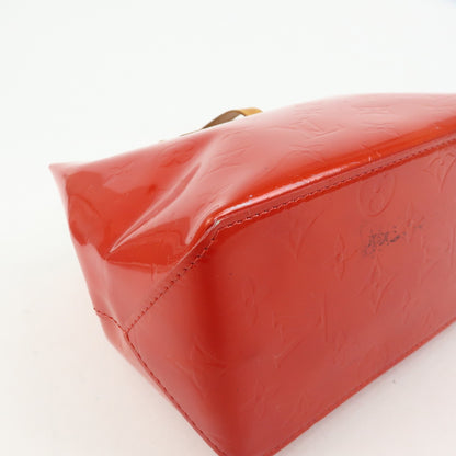 Louis Vuitton Reade Monogram Vernis, Red, Patent Leather, Handbag