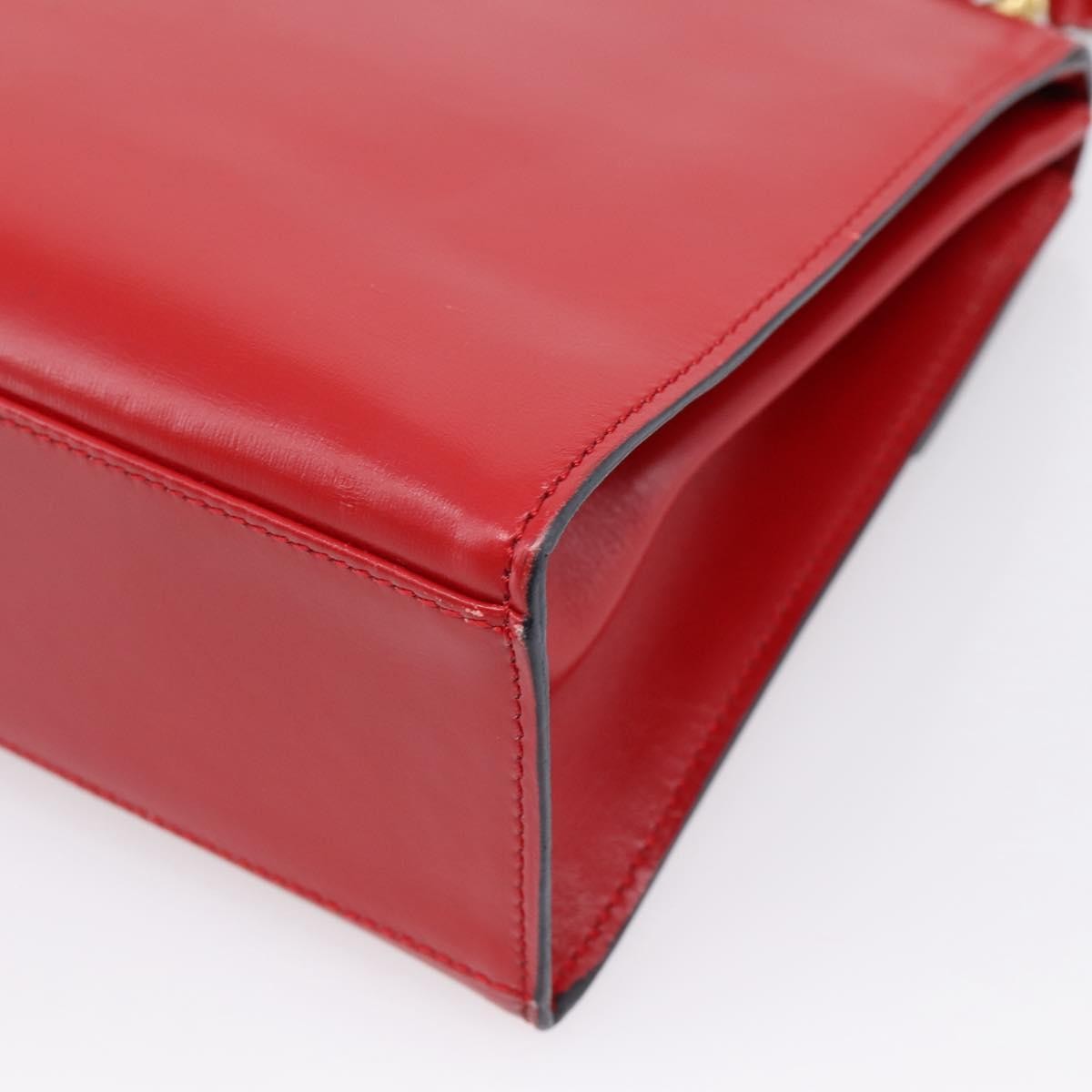 Celine Handbag Leather, Red, Leather, Handbag