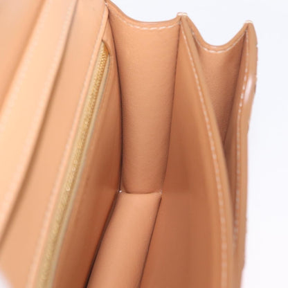 Burberry TB Flap Woven Leather, Beige, Leather, Handbag