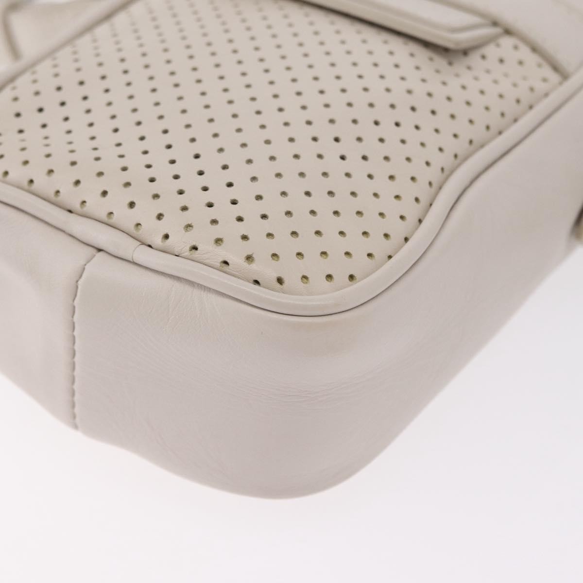 Bottega Veneta Shoulder Leather, White, Leather, Shoulder Bag