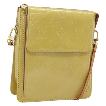Louis Vuitton Mott Monogram Vernis, Beige, Patent Leather, Clutch