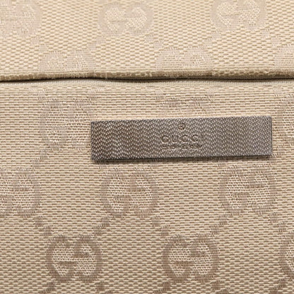 Gucci Bamboo Top Handle GG Canvas, Beige, Canvas, Handbag