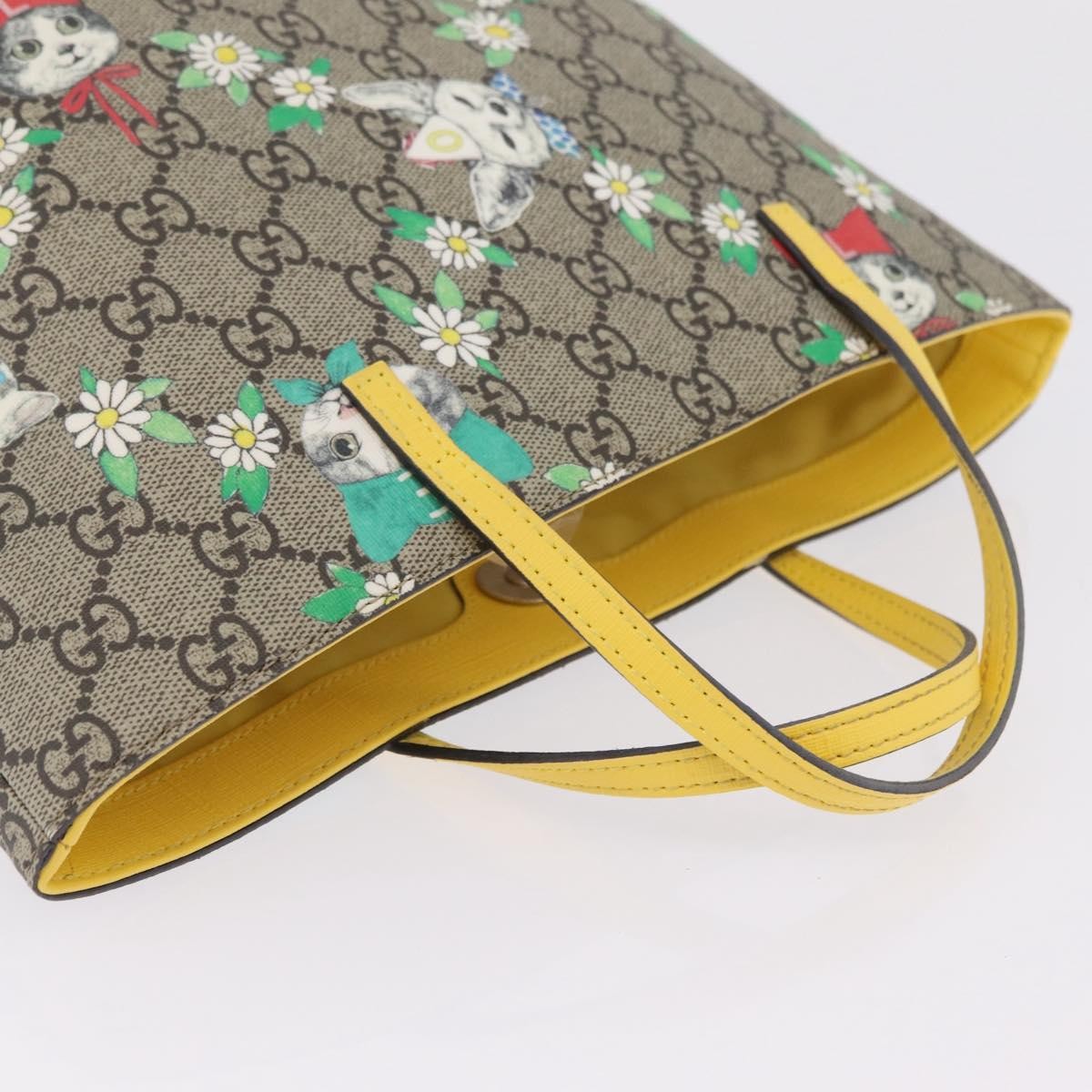 Gucci Children's Printed GG Coated Canvas, Beige, Canvas, Tote Bag