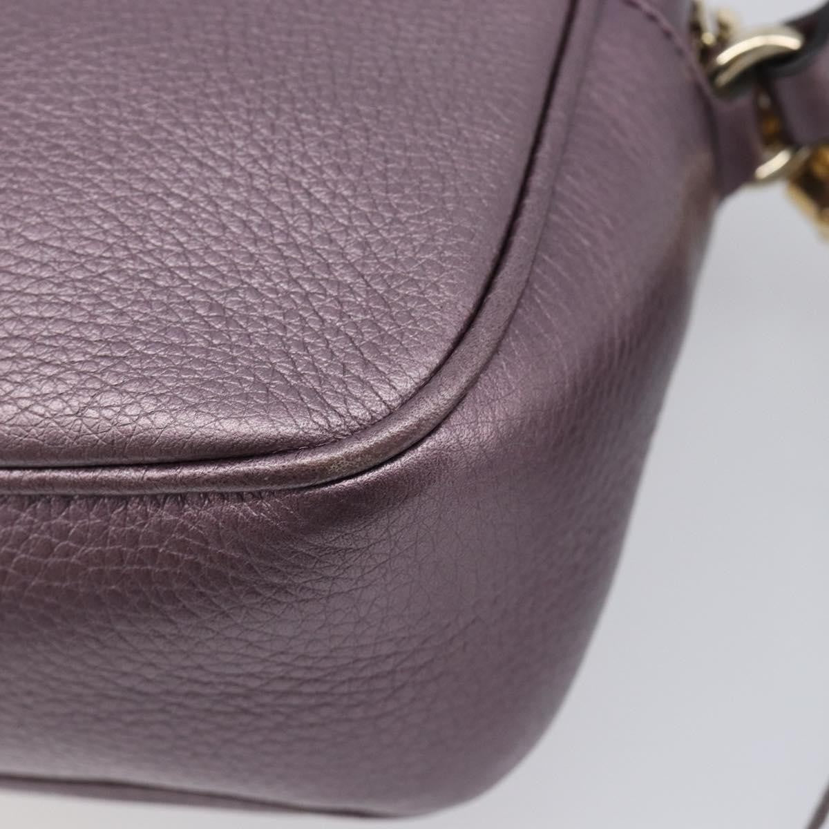 Gucci Soho Disco Leather, Pink, Leather, Crossbody Bag