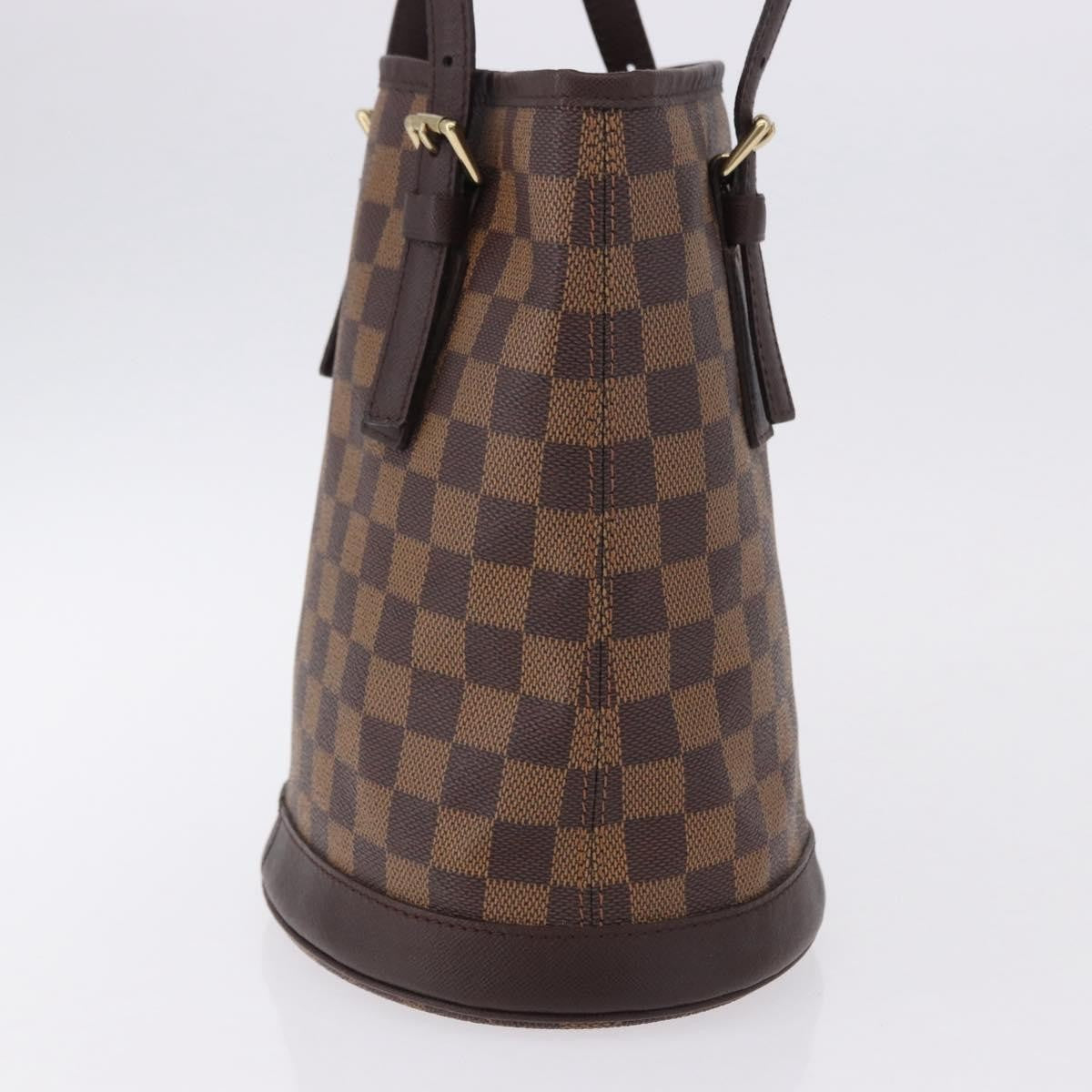 Louis Vuitton Marais Bucket Damier Ebene, Brown, Canvas, Shoulder Bag