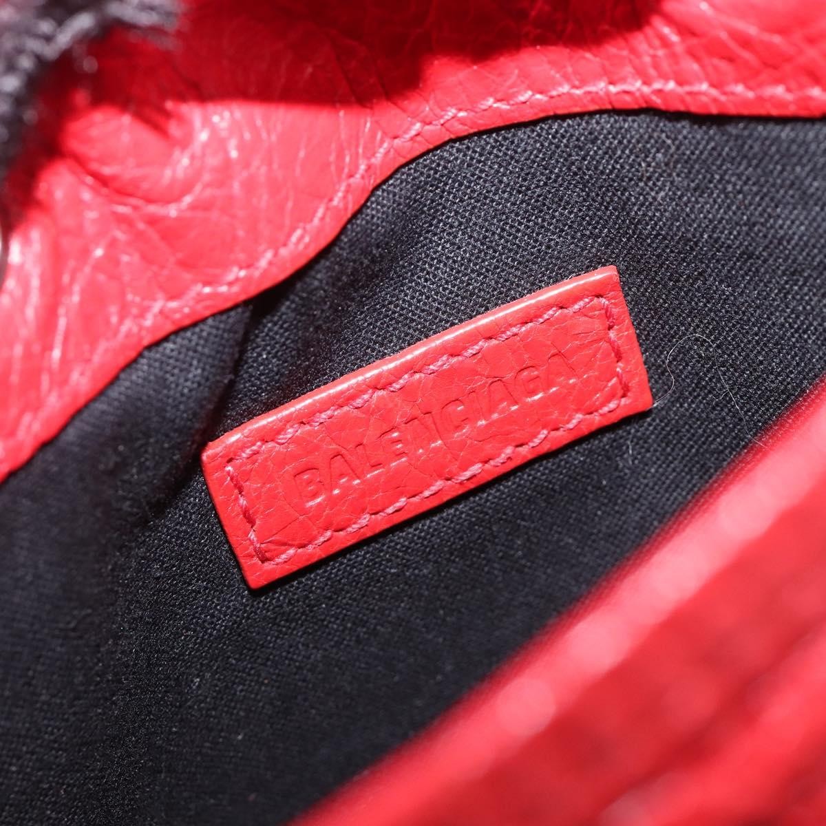 Balenciaga Explorer Leather, Red, Leather, Crossbody Bag