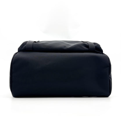 Prada Double Buckle Tessuto, Black, Nylon, Backpack