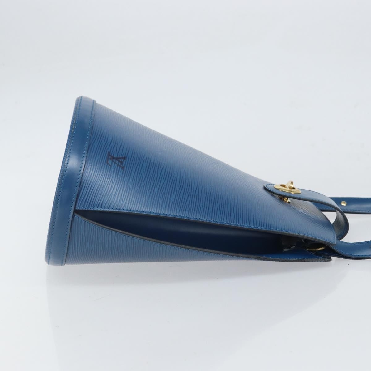 Louis Vuitton Cluny Epi Leather, Blue, Leather, Shoulder Bag