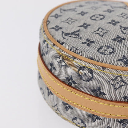Louis Vuitton Jeanne Mini Lin, Blue, Canvas, Crossbody Bag