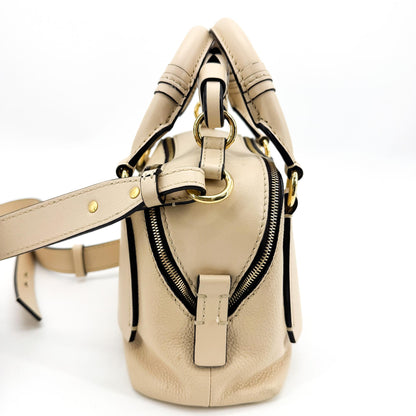 Chloe Daria Leather, Black, Leather, Handbag