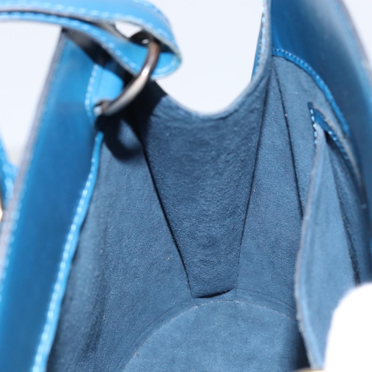 Louis Vuitton Cluny Epi Leather, Blue, Leather, Shoulder Bag