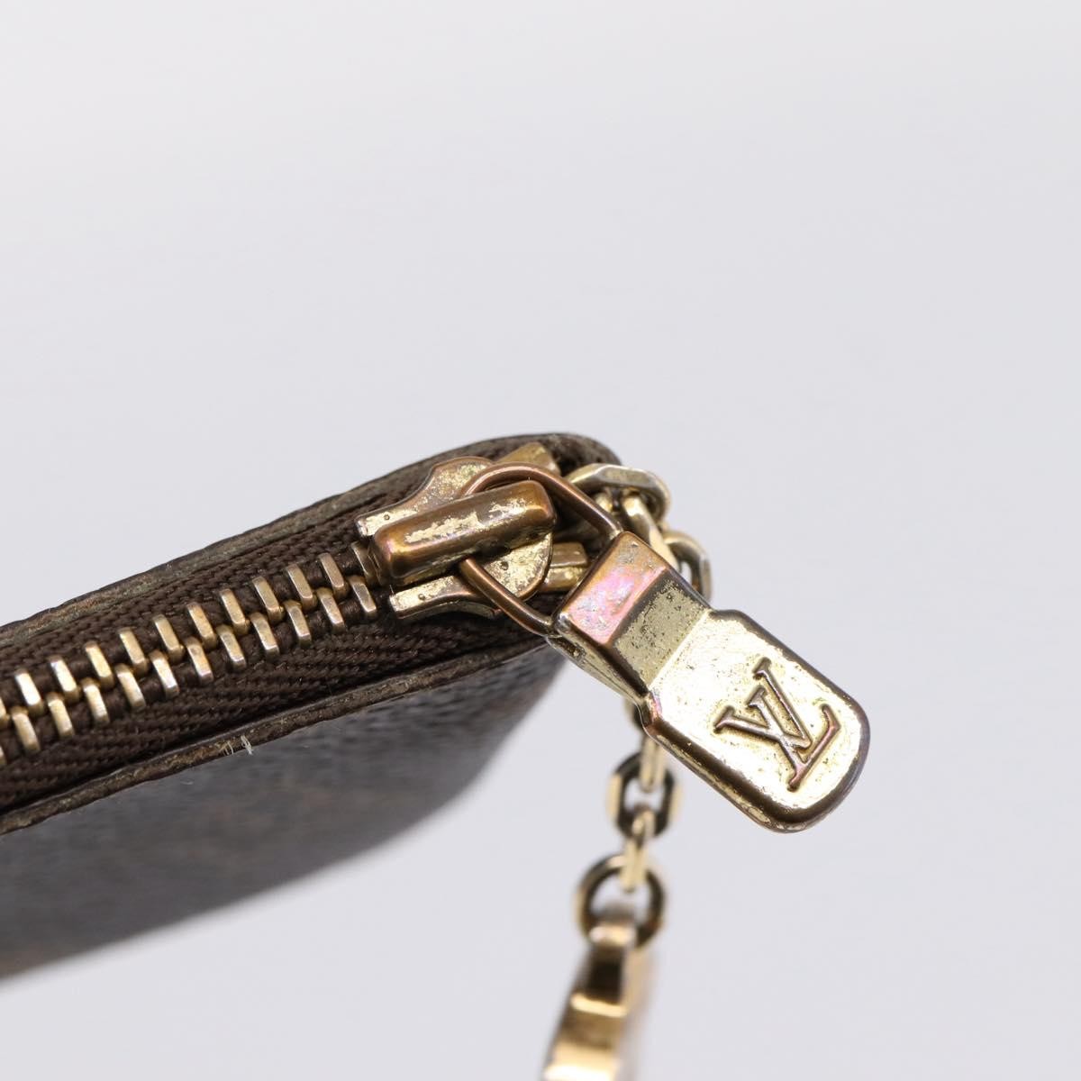 Louis Vuitton Pochette Clés Monogram Canvas, Brown, Canvas, Wallet