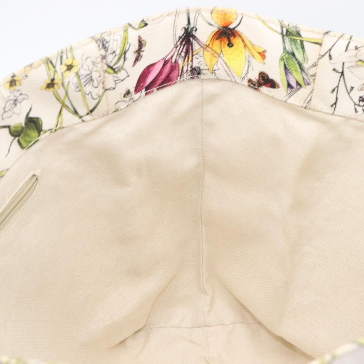 Gucci Open Flora Canvas, Multicolour, Canvas, Tote Bag