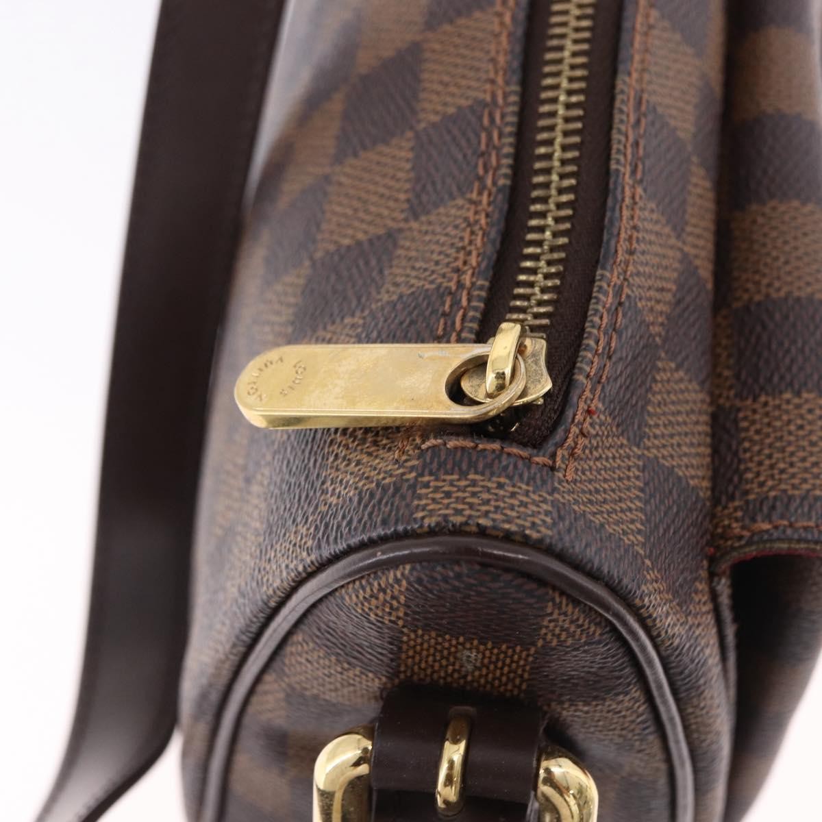 Louis Vuitton Ravello Damier Ebene, Brown, Canvas, Shoulder Bag