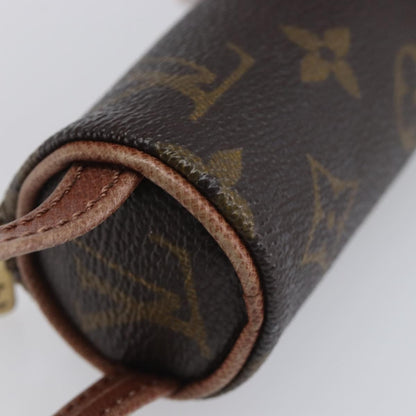 Louis Vuitton golf ball case monogram, Brown, Canvas, Clutch