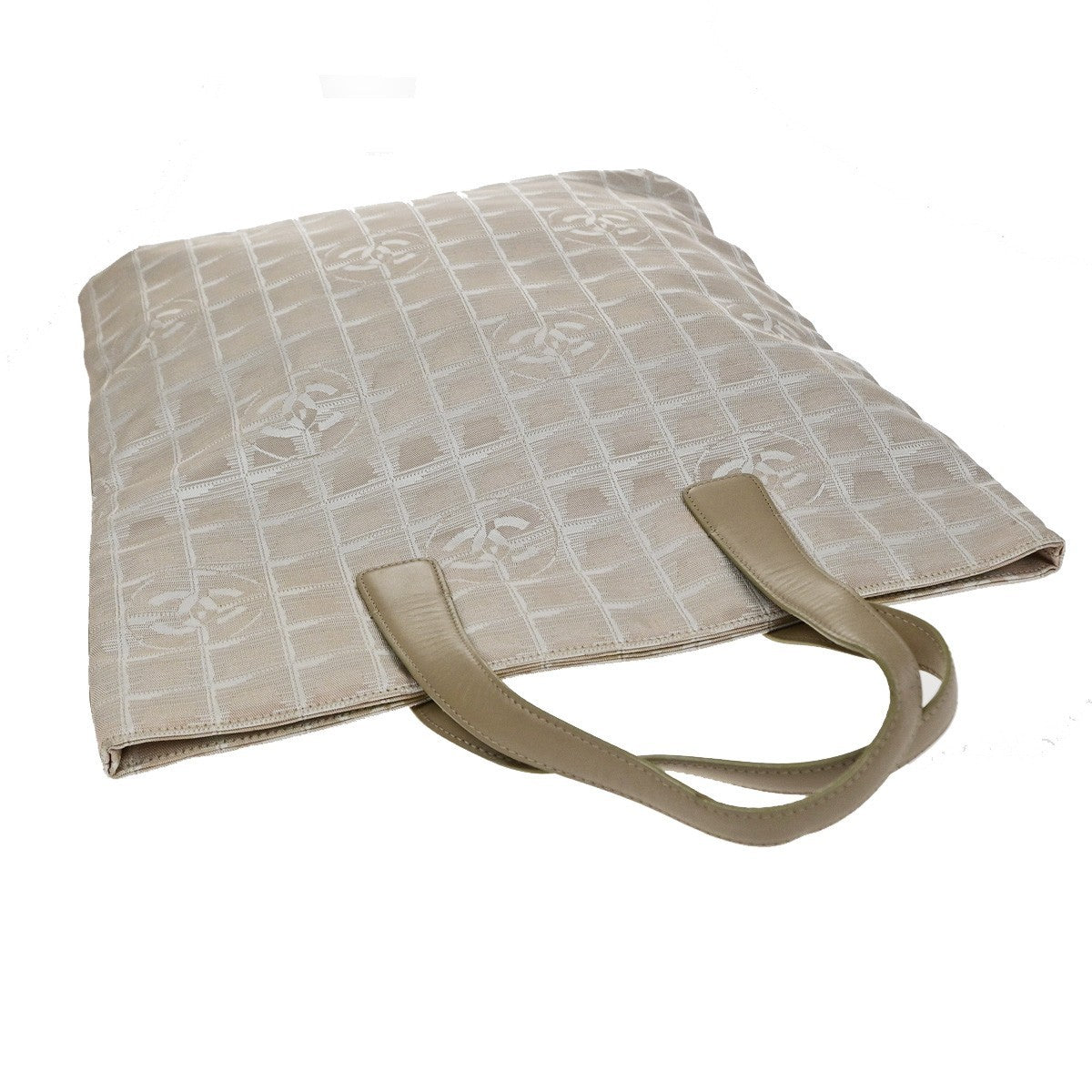Chanel Travel Line Nylon, Beige, Nylon, Tote Bag