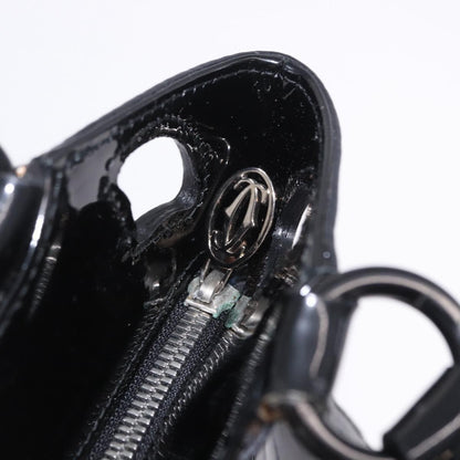 Cartier Marcello Patent leather, Black, Patent Leather, Handbag